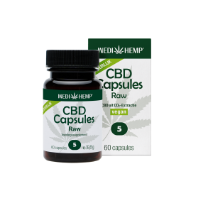 Wedihemp, CBD Capsules, 5%  60 stk