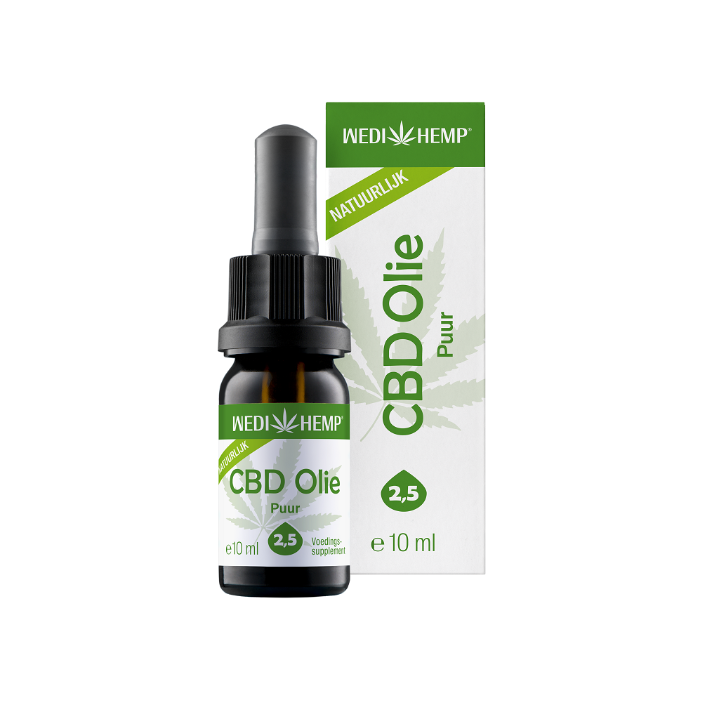 Wedihemp, CBD Olie puur 2,5%, 10ML