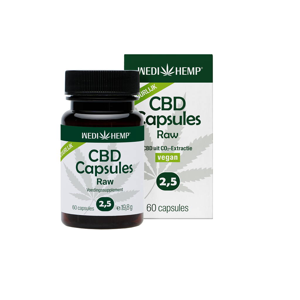 Wedihemp, CBD Capsules 2,5% 60stk