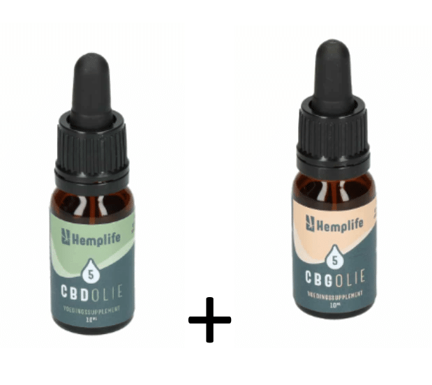 CBD en CBG olie voordeel pakket Hemplife