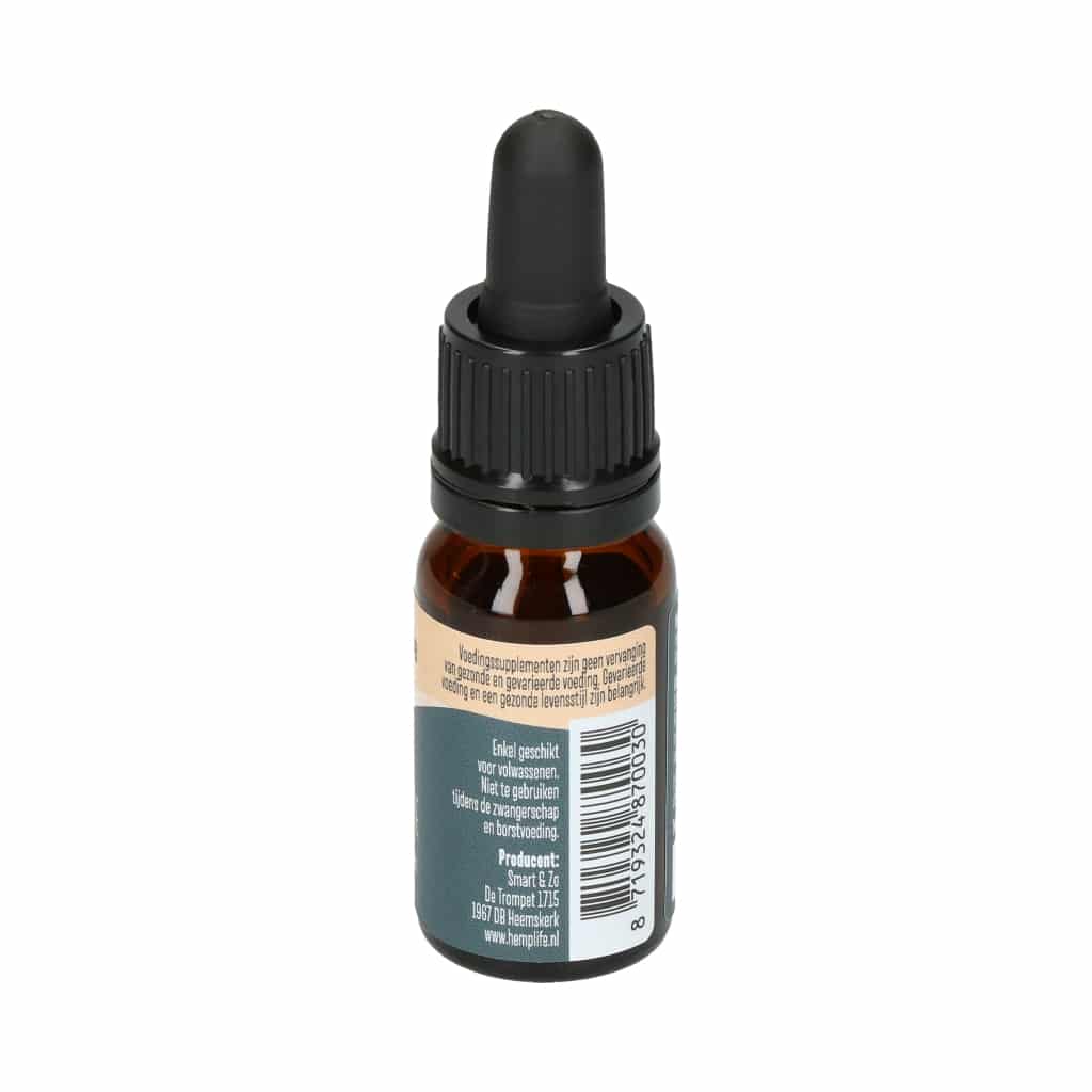 CBG Olie 5% 10ml Hemplife - Afbeelding 3